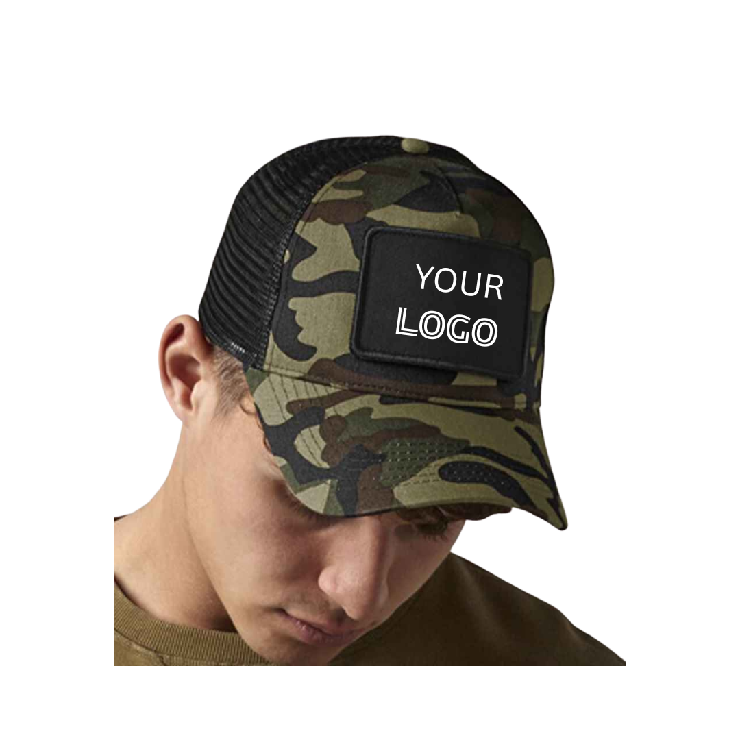 BB641 Beechfield Patch Snapback Trucker Cap