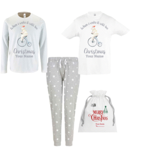 Christmas Pj's set Grey