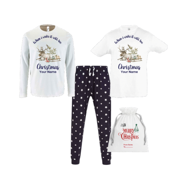 Christmas Pj's set Navy