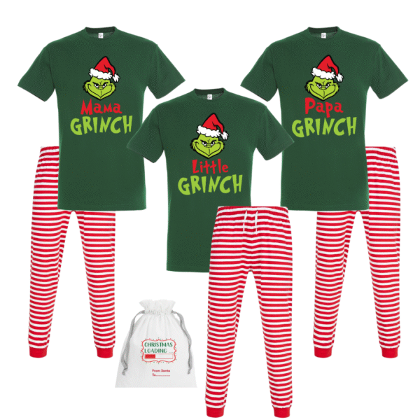 Christmas Pj's set Grinch