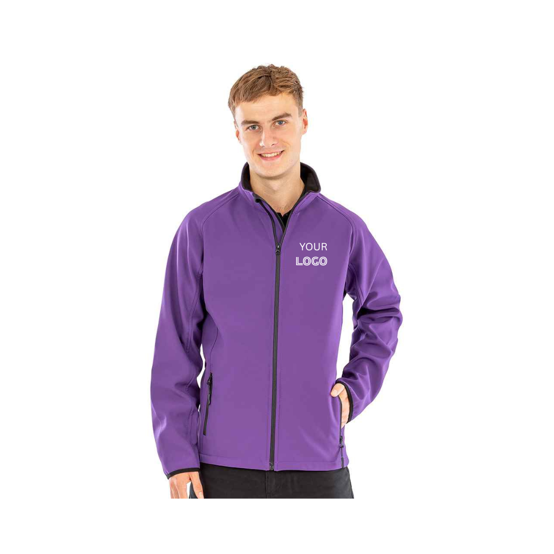 RS231M Result Core Printable Soft Shell Jacket