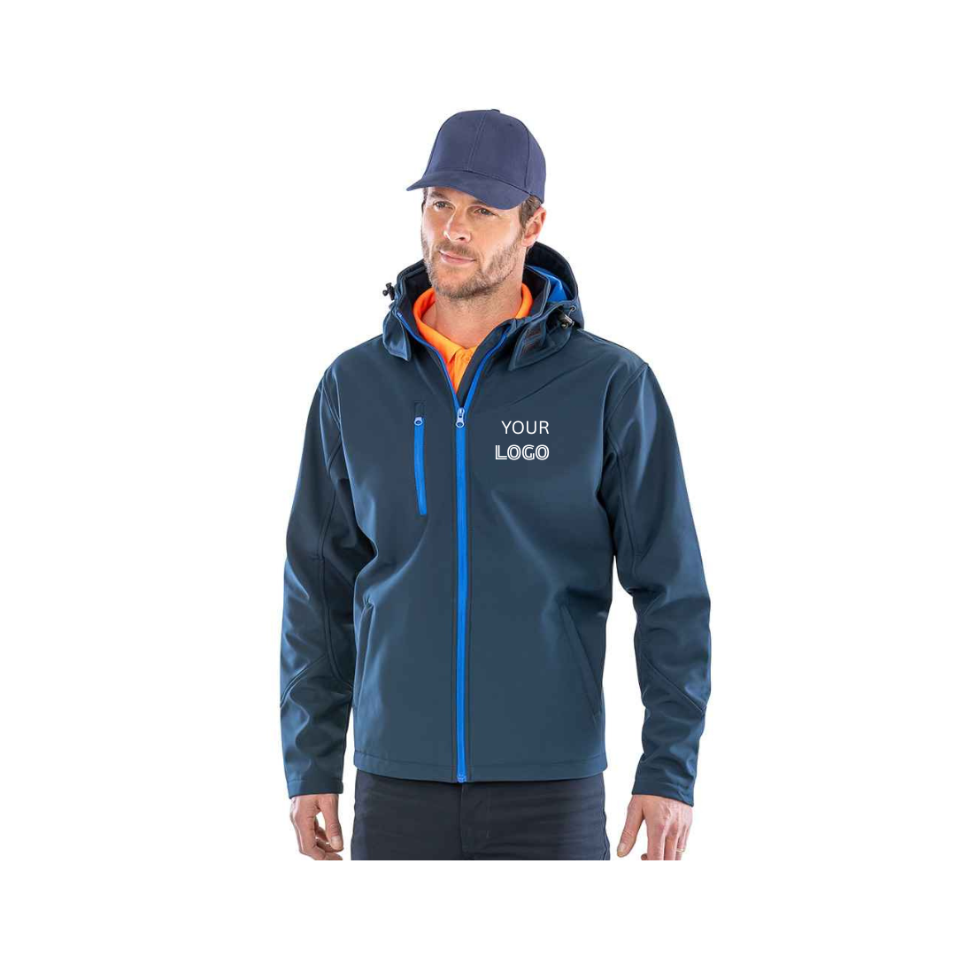 RS230M Result Core Hooded Soft Shell Jacket